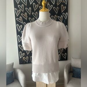 Brochu Walker Soft Knit Sweater in Cream